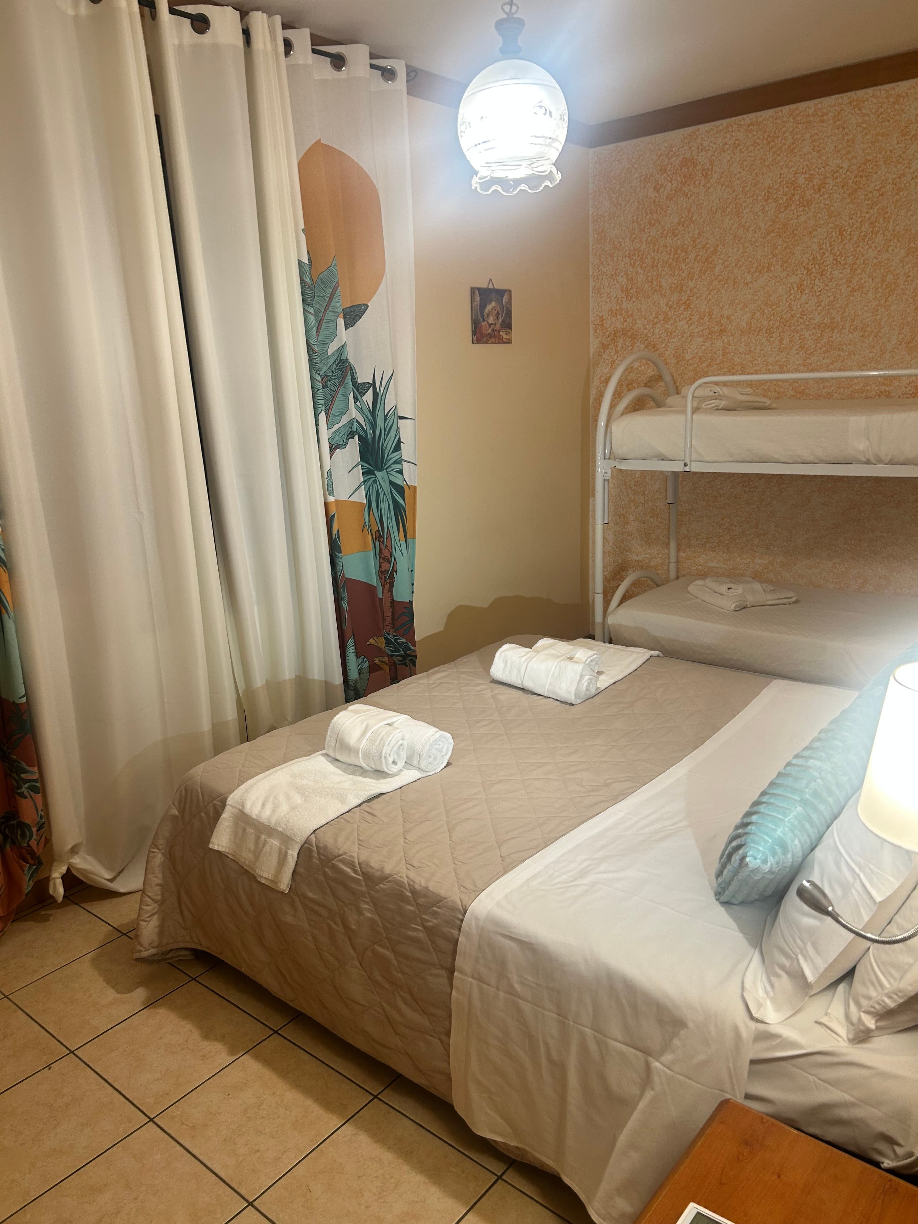 Camera da letto dell'appartamento Sagittario