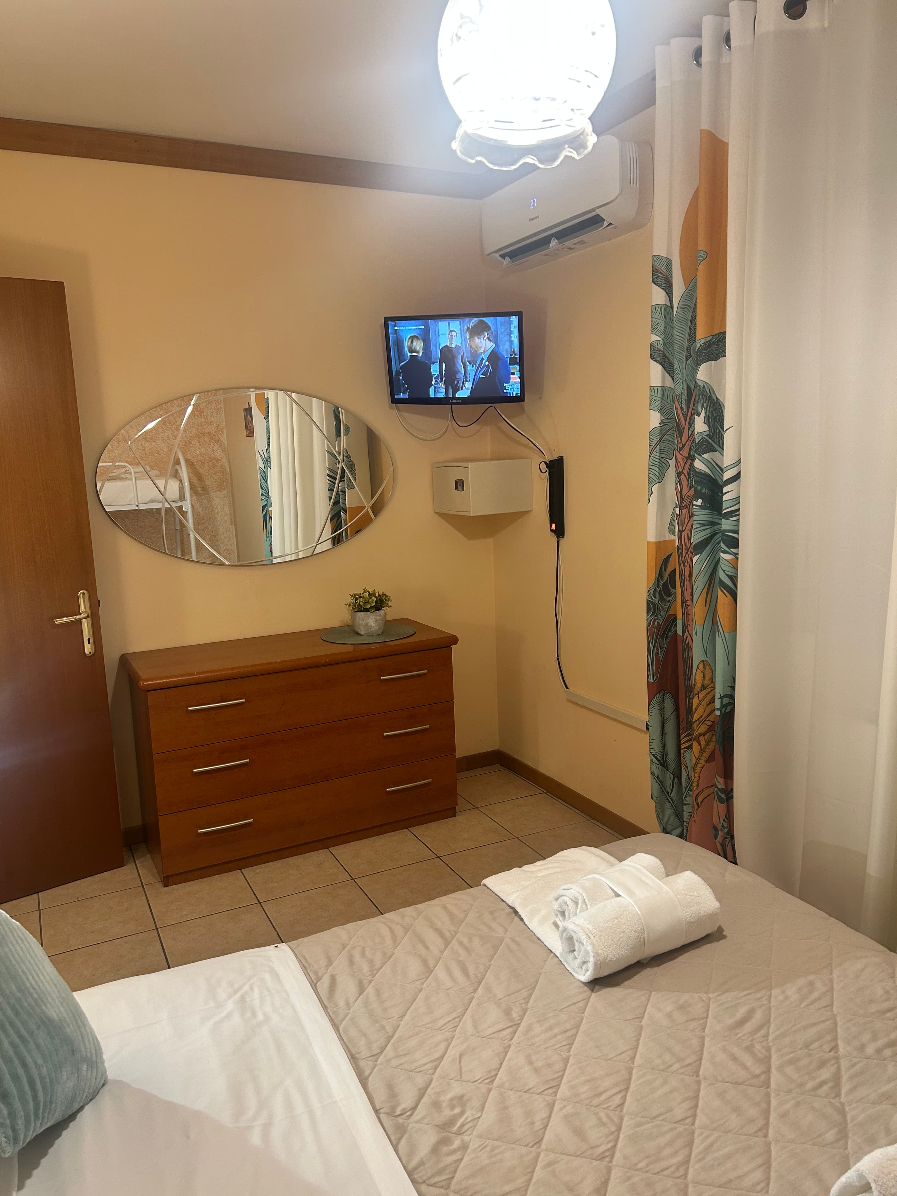 Vista della camera da letto di Sagittario