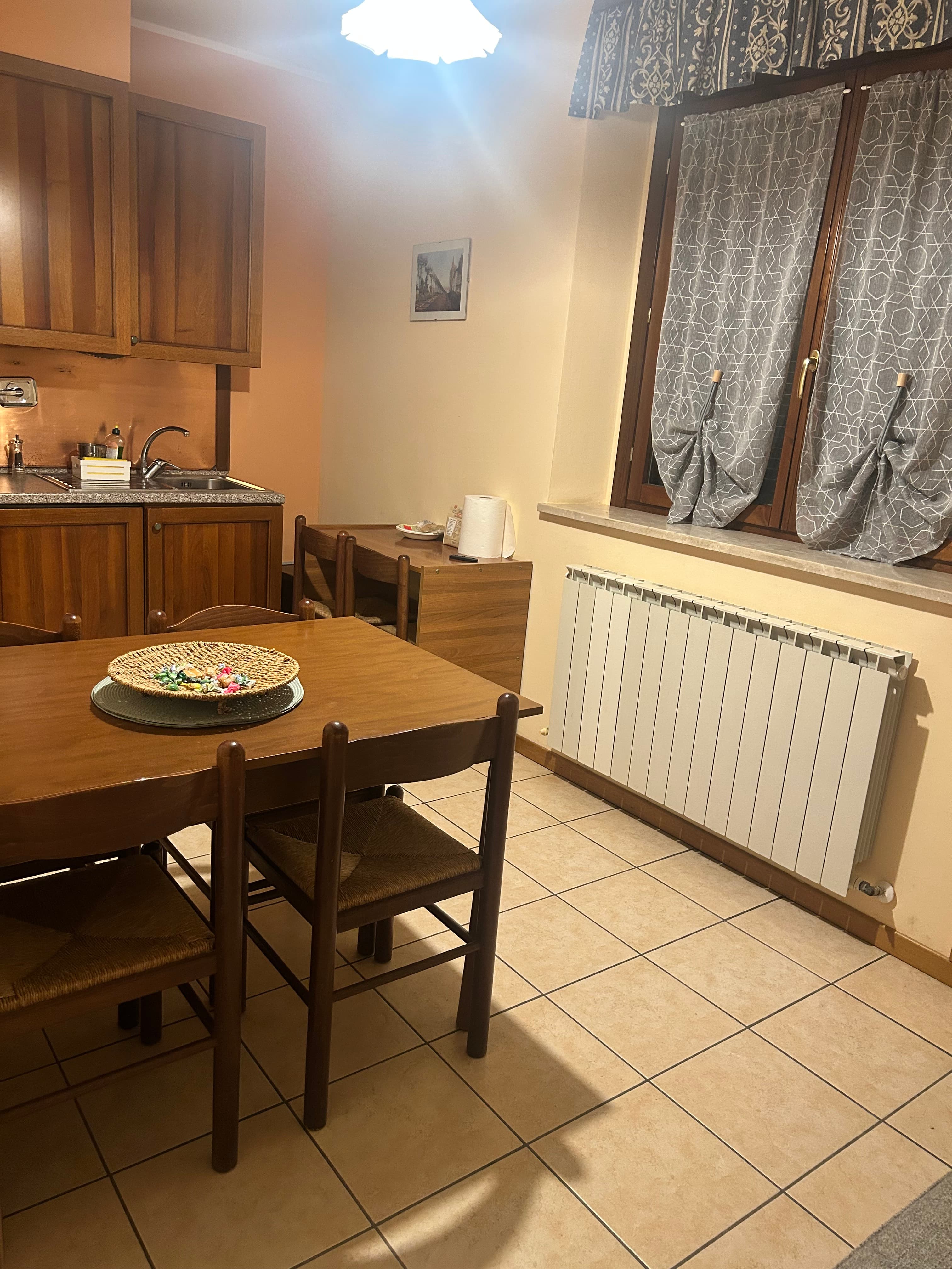 Zona pranzo interna dell'appartamento Sagittario