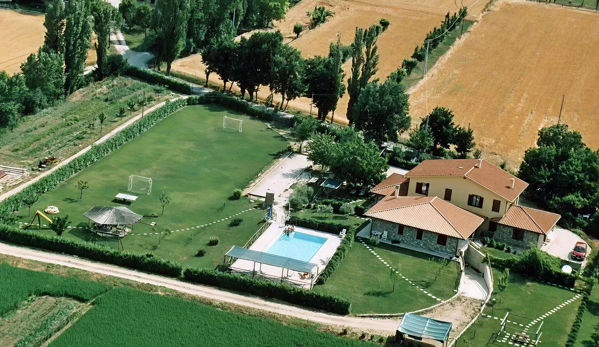 Vista dall'alto di Agriturismo La Mora, Assisi
