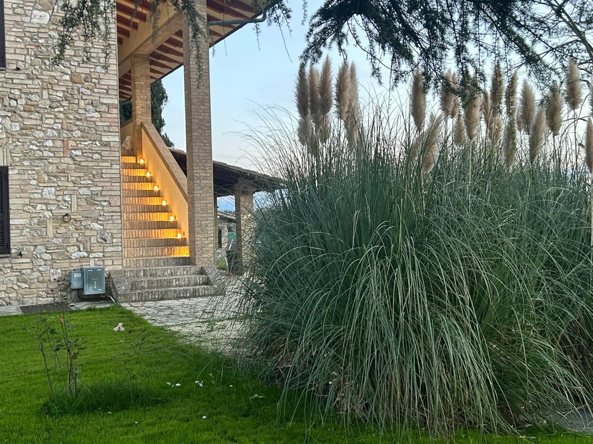 Scalinata d'ingresso di Villa Relax